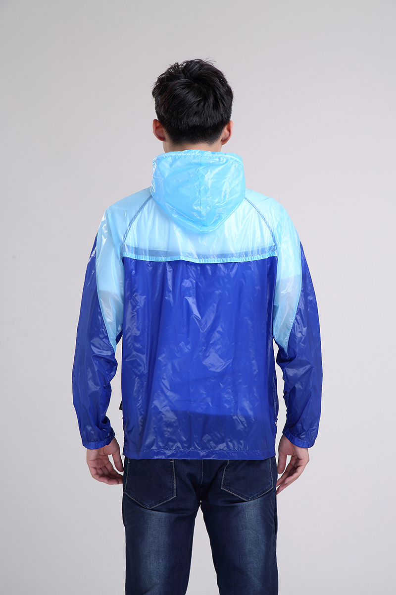 藍(lán)色防曬衣