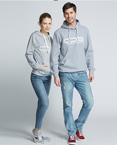 灰色男款套頭絨衣帽衫運(yùn)動(dòng)服 北京工作服定制