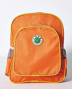 橘黃色幼兒園定做書(shū)包