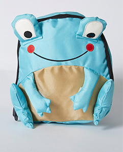 藍(lán)色開通青蛙書包