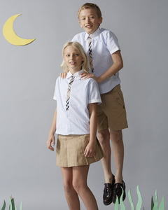 夏季款式中小學(xué)生校服套裝