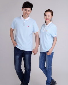 短袖翻領男女廣告衫款式