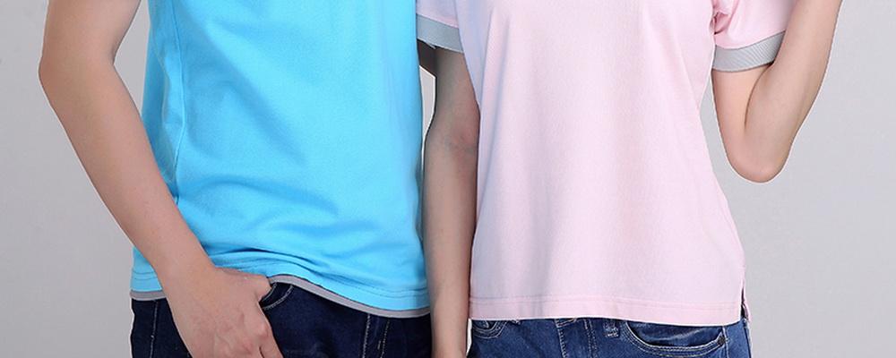 雙層領(lǐng)的t恤廣告衫價格高不